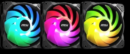 MSI 3PİN 12CM RGB FAN 12V DC 0.13A 6'LI FAN SETİ(6 ADET)